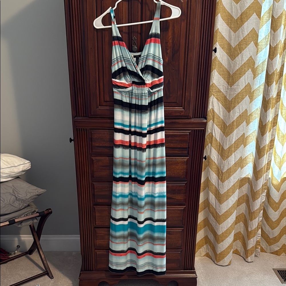Soma Striped Maxi Dress - Multicolor